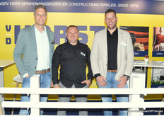 Ren van der Horst, Kris Kort and Brian Rijgersberg of Spuitbedrijf R. van der Horst.